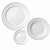 Aparelho de Jantar Kit 12 Peças Clean Porcelana Lyor - Imagem 1