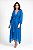 Vestido Midi Isabel Seda Azul - Imagem 1