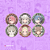 Kit com 6 Bottons Re:Zero - (3,5cm) Broche Alfinete - Imagem 1