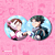 Botton Metadinha - Casal Anime (3,5cm) - Broche Alfinete - Imagem 9