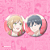Botton Metadinha - Casal Anime (3,5cm) - Broche Alfinete - Imagem 10