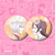 Botton Metadinha - Casal Anime (3,5cm) - Broche Alfinete (NOVOS MODELOS) - Imagem 8