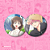 Botton Metadinha - Casal Anime (3,5cm) - Broche Alfinete (NOVOS MODELOS) - Imagem 5