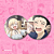 Botton Metadinha - Casal Anime (3,5cm) - Broche Alfinete (NOVOS MODELOS) - Imagem 12