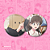 Botton Metadinha - Casal Anime (3,5cm) - Broche Alfinete (NOVOS MODELOS) - Imagem 6