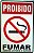Placa P1 Proibido Fumar Com A Lei 30X20 - Imagem 1