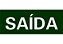 Placa Fotoluminescente S12 30X15 Ind De Saida - Imagem 1