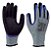 Luva Alg Revest Latex Nit Pt/Az M/08 Ss1007 R.M.4544D - Imagem 1