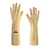 Luva Latex S/F 39Cm Pal/Dd Ad Ama M Ranhurada R.M.1110 C.F.X2Xxxx R.Q.Abcjklmopt CA 15100 VOLK - Imagem 1