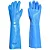 Luva Pvc S/F 46Cm Pal/Asp Azul 9,5 R.Q.Mt11 Cls Abc - Ca 34592 - Plastcor - Imagem 1