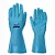 Luva Nit Azul M/08 Nitril Slim R.M 1101X R.Q Ajklopt - Ca 38975 Volk - Imagem 1