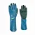 Luva Sup/Tex  Revest Poliet E Fibra De Vidro Pal/Dd Az/Vde P Overpro R.M.4X43C - Ca 47792 - Volk - Imagem 1