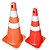 Cone De Sinal Rig Lara/Bco 75Cm - Sem Ca - Plastcor - Imagem 1