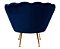 Poltrona em Veludo Pétala - L 90 x A 78 x P 77 cm - Imagem 2