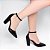 Sapato Feminino Scarpin Preto Confortável Torricella - Imagem 6