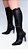 Bota feminino Bico fino Cano Longo tendência - Imagem 10
