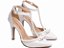 Sapato Feminino Scarpin Branco Noiva com Pérolas - Imagem 5