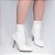 Bota Feminino Bico Fino Luxo Branca Lançamento - Imagem 5