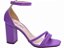 Sandália Feminino de Salto cor roxo - Imagem 5