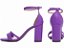 Sandália Feminino de Salto cor roxo - Imagem 4