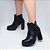 Bota Coturno Feminino Cano Curto com Zíper - Imagem 8