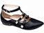 Sapatilha Feminino Preto com Tiras - Imagem 4