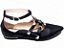Sapatilha Feminino Preto com Tiras - Imagem 5