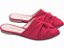 Sapatilha Mule Feminino Vermelho Tecido - Imagem 1