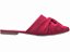 Sapatilha Mule Feminino Vermelho Tecido - Imagem 5