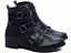 Bota Feminino Cano Curto com Zíper e Fivela - Imagem 4