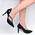 Sapato Feminino Scarpin Crocro preto - Imagem 1
