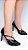 Sapato Feminino Scarpin Crocro preto - Imagem 8