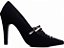 Sapato Feminino Scarpin Preto Nobuck - Imagem 4
