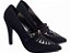 Sapato Feminino Scarpin Preto Nobuck - Imagem 5