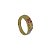 Anel de formatura infantil folheado a ouro 18k menina - Imagem 1