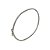 Bracelete de prata 925 liso quadrado - Imagem 1