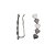 Brincos de prata 925 ear cuff - Imagem 1