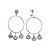 Brincos de pratas 925 conchas - Imagem 1