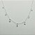 Gargantilha de prata 925 choker lua estrela - Imagem 1