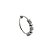 Piercing de prata 925 de orelha. - Imagem 1