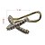 Piercing folheado a ouro 18k detalhe pedra zircônia cravejadas - Imagem 2