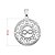 Pingente de prata 925 Mandala infinito - Imagem 2