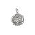 Pingente de prata 925 medalha Pai Nosso - Imagem 1