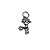 Pingente de prata 925 menino com bola - Imagem 2