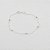 Pulseira de prata 925 bolinha infantil corrente groumet - Imagem 1