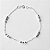 Pulseira de prata 925 bolinha tripla - Imagem 1