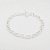 Pulseira de prata 925 elo português com fecho T - Imagem 1