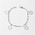 Pulseira de prata 925 estrela de David - Imagem 1