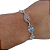 Pulseira de prata 925 mão de Fatima vazado - Imagem 2