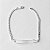 Pulseira de prata 925 masculina groumet placa. - Imagem 1